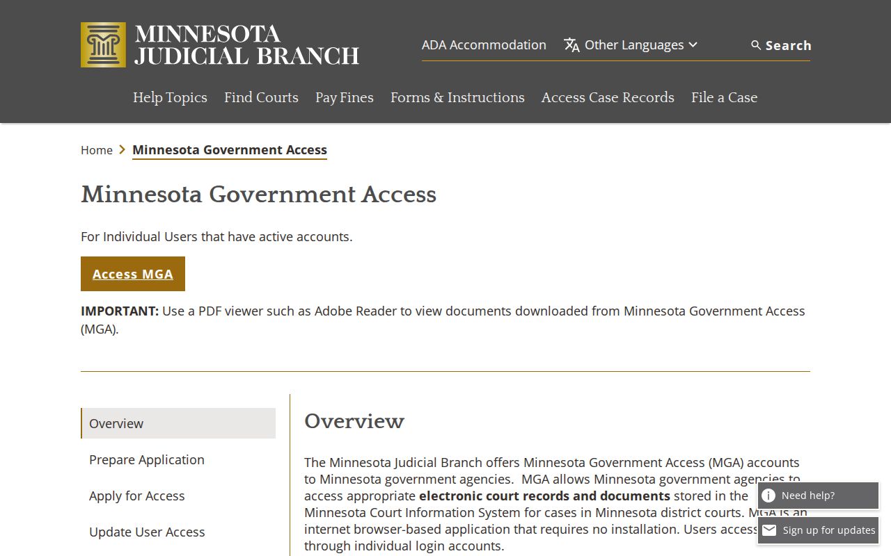 St. Louis County active warrant access limits on a government-only court record system