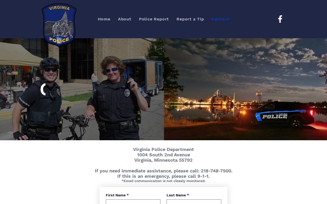 St. Louis County municipal warrant status handled separately from Virginia police contacts